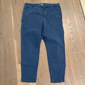 Nili Lotan Drop Crotch Utility Pants – Navy – Size 4